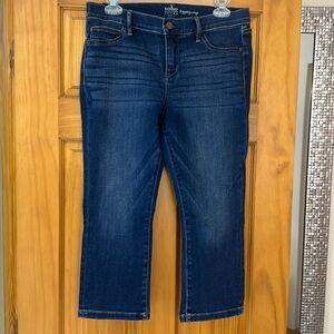 NY & Co SoHo Jeans Legging Crop Size 8
